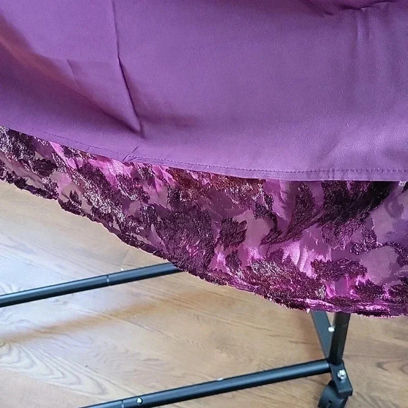 Maggie Sweet Flowy Skirt Purple Size 1X - Picture 3 of 8